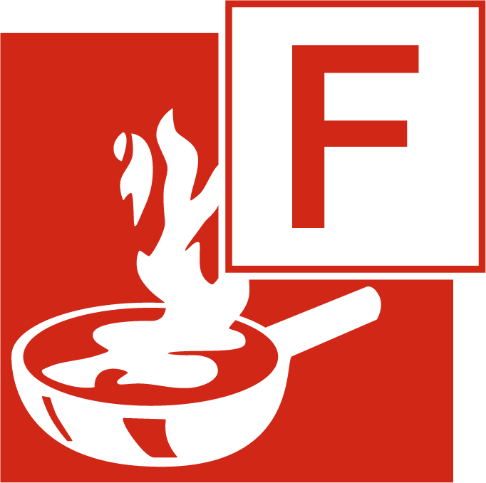 Gloria - Fettbrand - Feuerlöscher mit Handhebelfunktion - FB 3 Easy mit  Wandhalterung